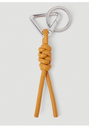 Bottega Veneta Knotted Keyring - Man Keyrings Orange One Size