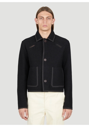 Diomene Boiled Wool Jacket - Man Jackets Black It - 50