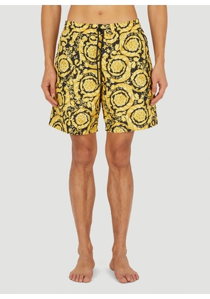 Versace Barocco Swim Shorts - Man Swimwear Black 4