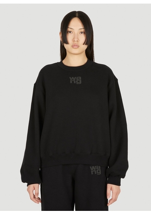 Alexander Wang Logo Sweatshirt - Woman Sweatshirts Black Xs
