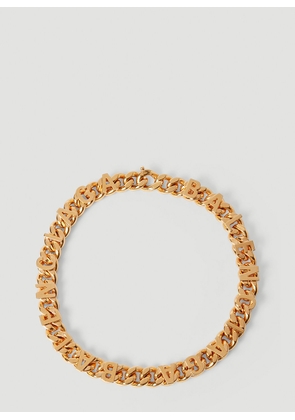 Balenciaga Chain Logo Necklace - Man Jewellery Gold M