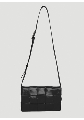 Bottega Veneta Cassette Crossbody Bag - Man Crossbody Bags Black One Size