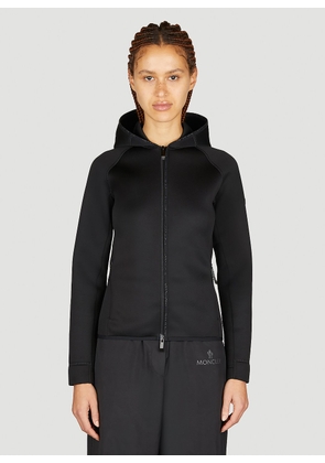 Moncler Hooded Zip-up Sweatshirt - Woman Sweatshirts Black L