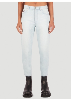 Gucci Tapered Leg Jeans - Man Jeans Light Blue 32