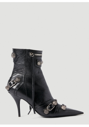 Balenciaga Cagole Heeled Boots - Woman Boots Black Eu - 40
