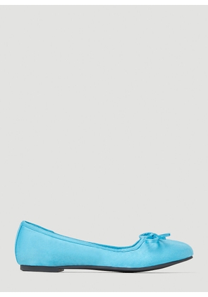 Balenciaga Leopold Ballerina Flats - Woman Flats Blue Eu - 41