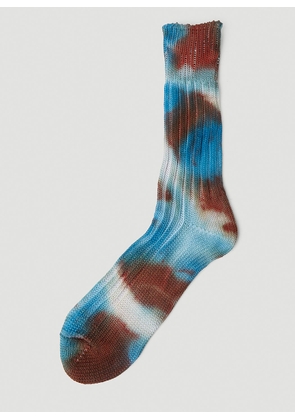 Stain Shade x Decka Socks Tie Dye Socks -  Socks Blue 1