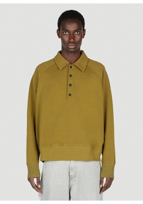 Diomene Polo Sweatshirt - Man Sweatshirts Khaki L