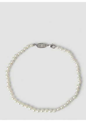 Vivienne Westwood Stuart Swarovski Pearl Necklace - Man Jewellery White 2