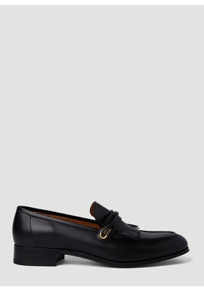 Gucci Mirrored G Loafers - Man Loafers Black Uk - 09