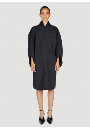 Balenciaga Swing Shirt Dress - Woman Dresses Black 0