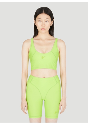 District Vision Long Line Sports Bra - Woman Tops Green L