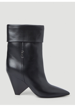 Saint Laurent Niki Monogram Boots - Woman Boots Black Eu - 35