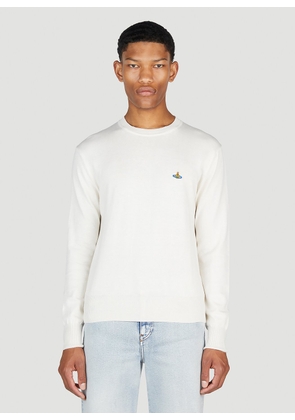 Vivienne Westwood Orb Knit Sweater - Man Knitwear Cream M