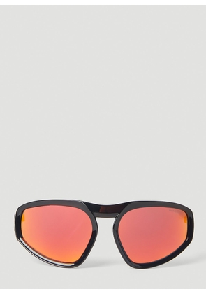 Moncler Pentagra Geometric Sunglasses -  Sunglasses Black One Size