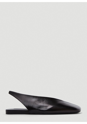 Jil Sander Slingback Ballet Shoes - Woman Flats Black Eu - 40