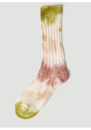 Stain Shade x Decka Socks Tie Dye Socks -  Socks Beige 1