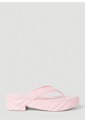 Gucci Thong Platform Sandal - Woman Sandals Pink Eu - 41