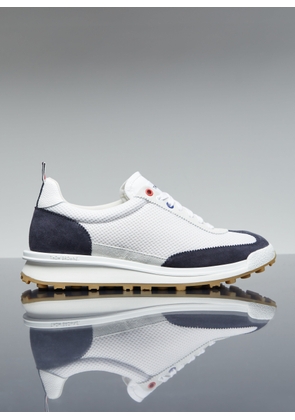 Thom Browne Tech Suede Runner Sneakers - Man Sneakers Navy Us - 08