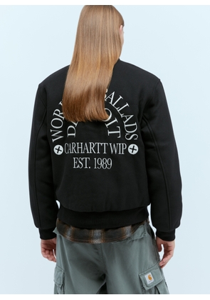 Carhartt WIP Work Varsity Bomber Jacket - Man Jackets Black Xl