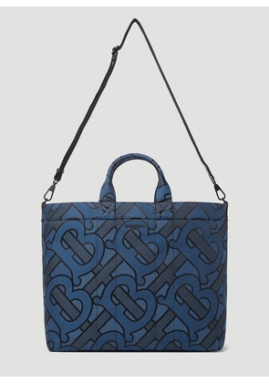 Burberry Ormond Tote Bag - Man Tote Bags Navy One Size