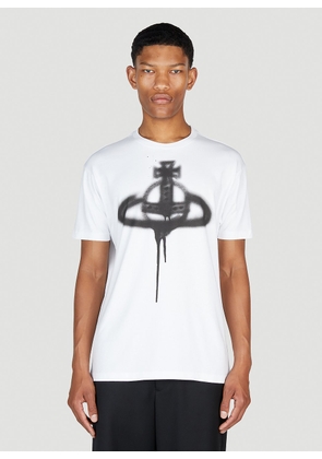 Vivienne Westwood Spray Orb T-shirt - Man T-shirts White M