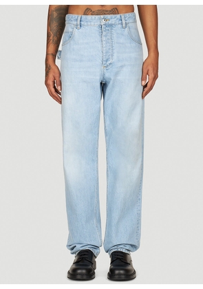Bottega Veneta Straight Leg Jeans - Man Jeans Blue Eu - 48