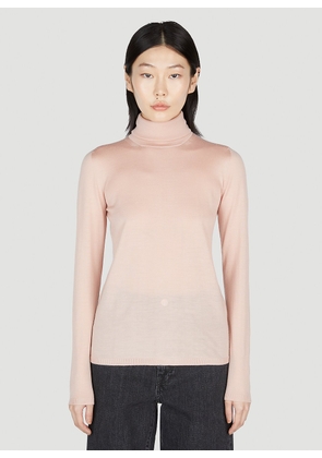Max Mara Rollneck Sweater - Woman Knitwear Pink M