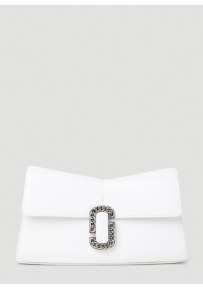 Marc Jacobs St. Marc Convertible Clutch Bag - Woman Clutch Bags White One Size