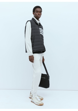 Thom Browne Logo Patch Quarter Zip-up Sweatershirt - Man Sweatshirts Cream 4