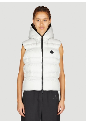 Moncler Weser Down Gilet - Woman Jackets White 2