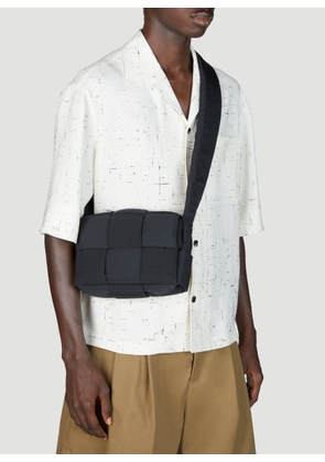 Bottega Veneta Mini Padded Cassette Crossbody Bag - Man Crossbody Bags Black One Size