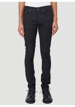 Saint Laurent Slim-fit Jeans - Man Jeans Black 32