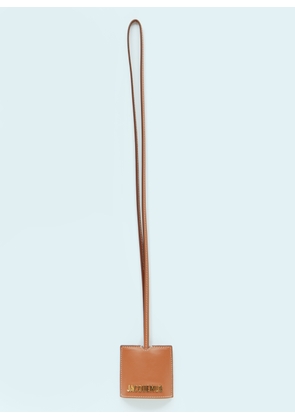 Jacquemus Le Porte Clés Bagage Keyring - Woman Keyrings Brown One Size