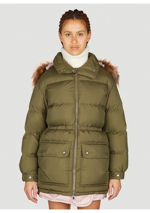 Moncler Tadorne Short Down Parka - Woman Jackets Green 3