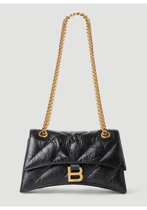 Balenciaga Crush Chain Small Shoulder Bag - Woman Shoulder Bags Black One Size