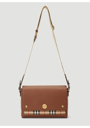 Burberry Note Shoulder Bag - Woman Shoulder Bags Tan One Size