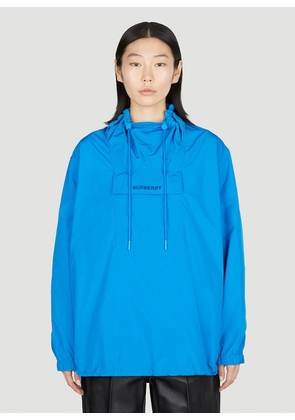 Burberry Logo Embroidery Jacket - Woman Jackets Blue Uk - 06