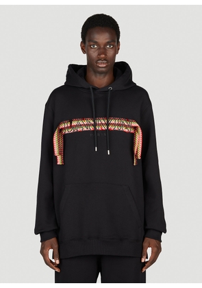 Lanvin Curblace Hooded Sweatshirt - Man Sweatshirts Black Xl
