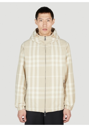 Burberry Reversible Stanford Check Padded Jacket - Man Jackets Beige L