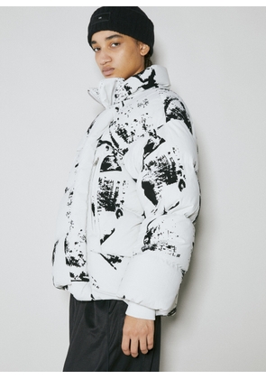 Y-3 Flock-print Padded Jacket - Woman Jackets White M