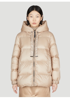 Max Mara Seia Puffer Jacket - Woman Jackets Beige It - 44