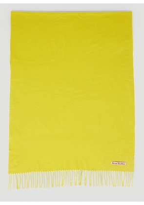 Acne Studios Large Scarf -  Scarves Yellow One Size