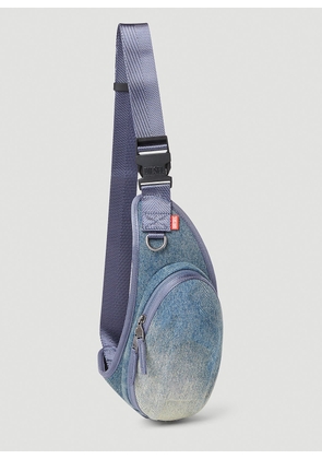 Diesel 1dr-pod Crossbody Bag - Man Belt Bags Blue One Size
