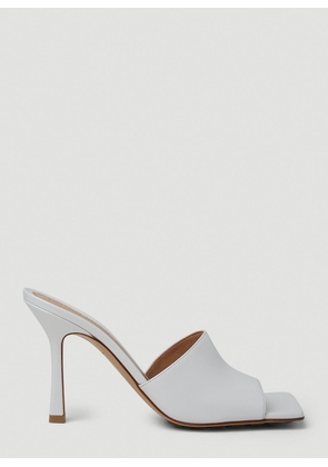 Bottega Veneta Stretch High Heel Mules - Woman Heels White Eu - 36