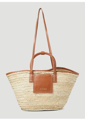 Jacquemus Le Panier Soli Tote Bag - Woman Tote Bags Brown One Size
