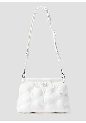 Maison Margiela Glam Slam Small Shoulder Bag - Man Crossbody Bags White One Size