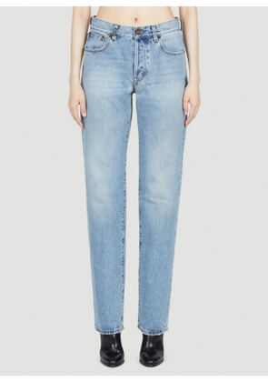 Saint Laurent Cassandre Jeans - Woman Jeans Blue 27