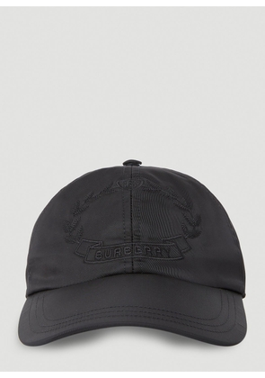 Burberry Oak Leaf Crest Baseball Cap - Man Hats Black Xl