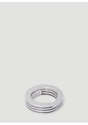 Bottega Veneta Layered Ring - Man Jewellery Silver It - 09
